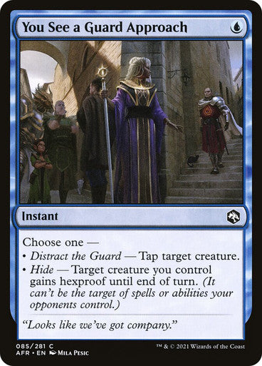 You See a Guard Approach (Spanish)