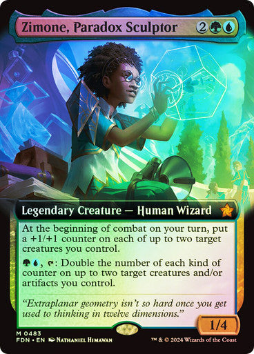 Zimone, Paradox Sculptor (Extended Art) Foil