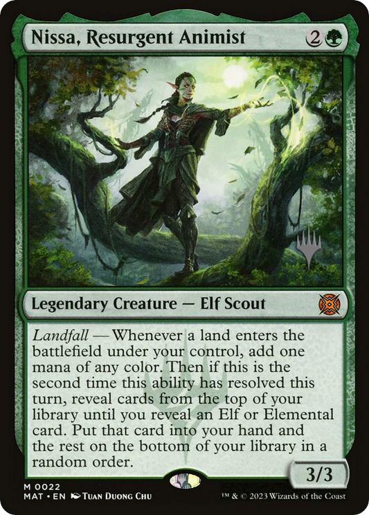 Nissa, Resurgent Animist Foil