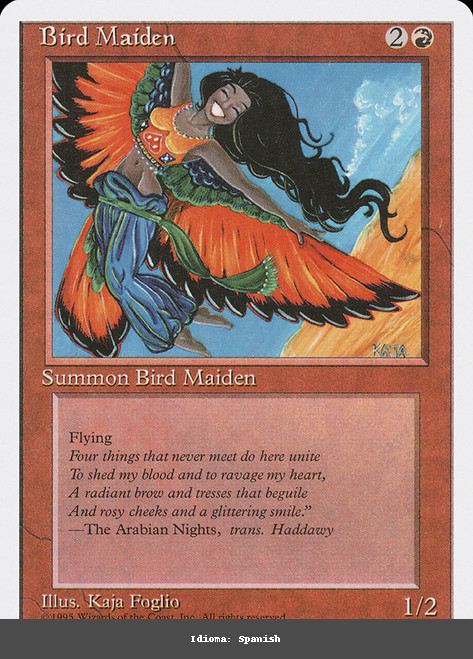 Bird Maiden - Regular - Spanish