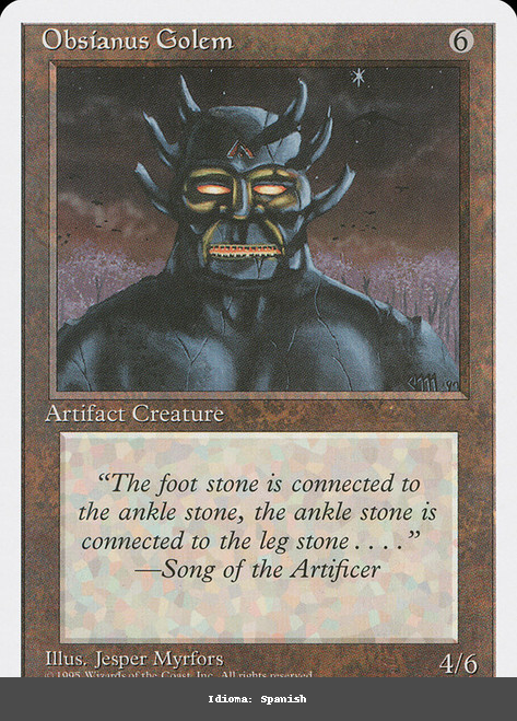 Obsianus Golem - Regular - Spanish