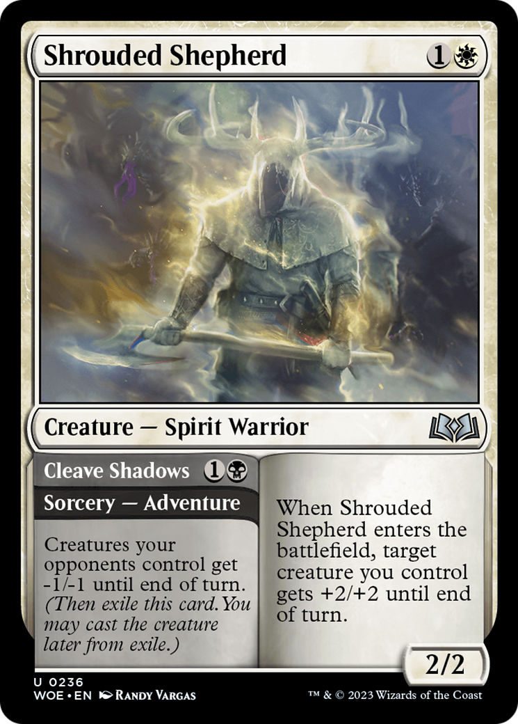 Shrouded Shepherd // Cleave Shadows Foil
