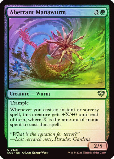 Aberrant Manawurm Foil