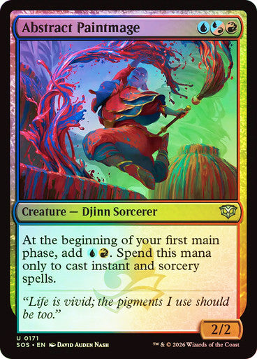 Abstract Paintmage Foil