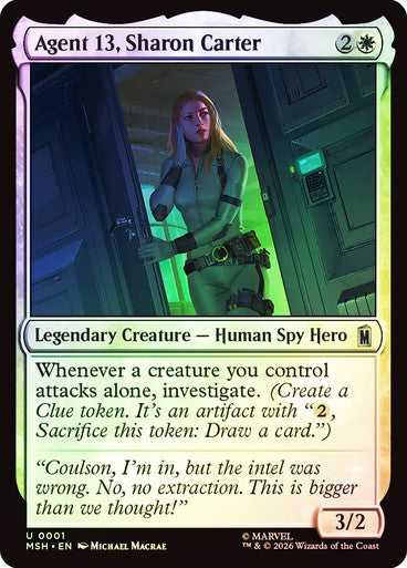 Agent 13, Sharon Carter Foil