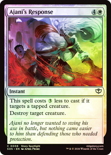 Ajani's Response Foil