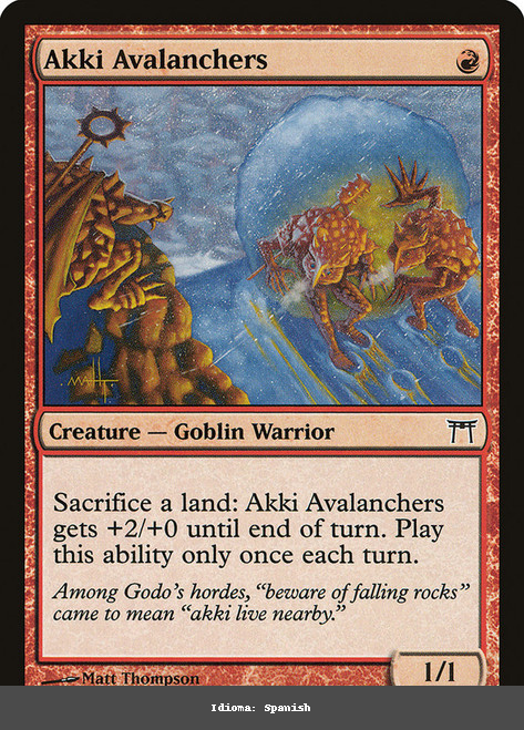 Akki Avalanchers - Spanish