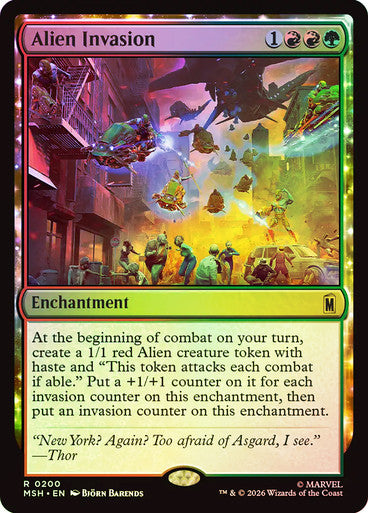 Alien Invasion Foil