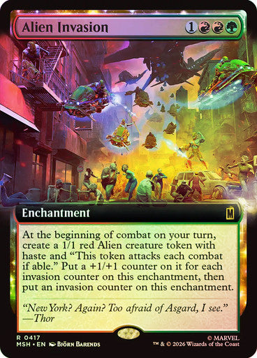 Alien Invasion (Extended Art) Foil