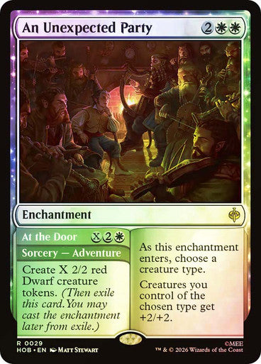 An Unexpected Party // At the Door Foil