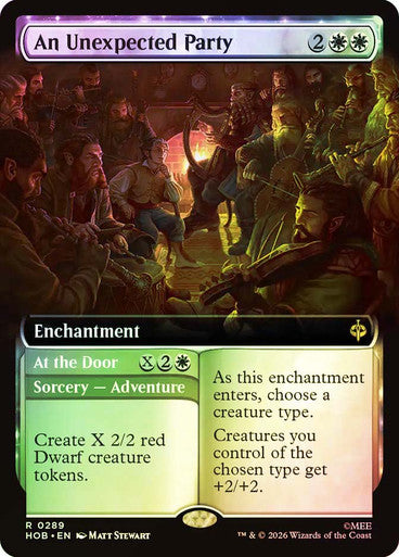 An Unexpected Party // At the Door (Extended Art) Foil