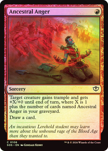 Ancestral Anger Foil