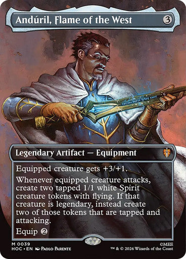 Andúril, Flame of the West (Borderless)