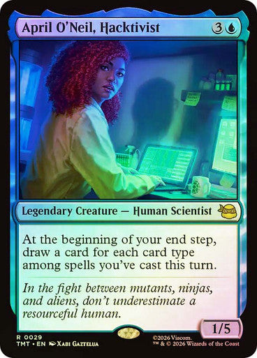 April O'Neil, Hacktivist Foil