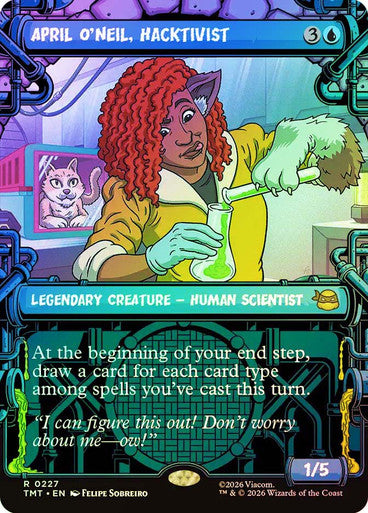 April O'Neil, Hacktivist Foil