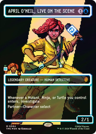 April O'Neil, Live on the Scene (Showcase) Surge Foil