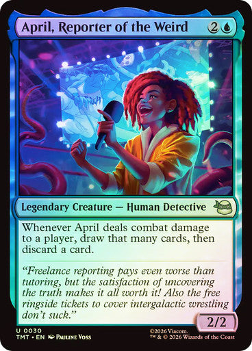April, Reporter of the Weird Foil