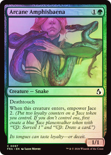 Arcane Amphisbaena Foil