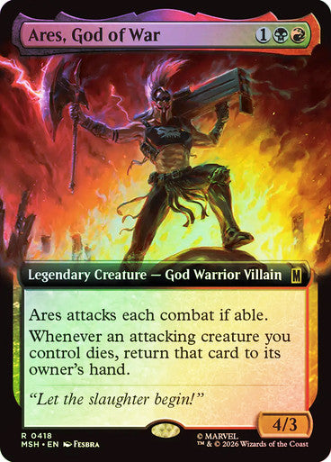 Ares, God of War (Extended Art) Foil