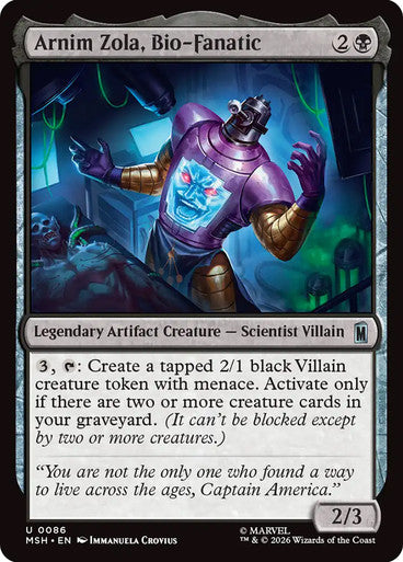 Arnim Zola, Bio-Fanatic