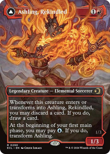 Ashling, Rekindled // Ashling, Rimebound (Borderless)