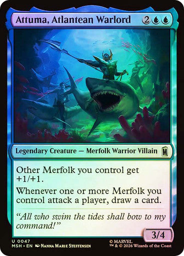 Attuma, Atlantean Warlord Foil