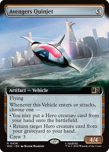 Avengers Quinjet (Extended Art)