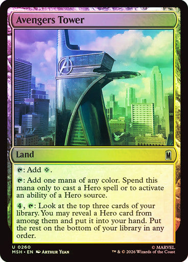 Avengers Tower Foil