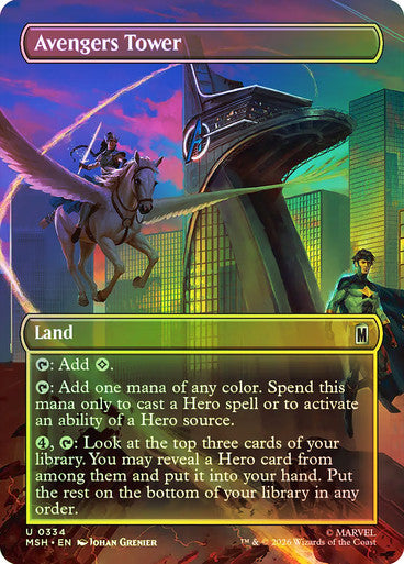 Avengers Tower (Borderless) Foil