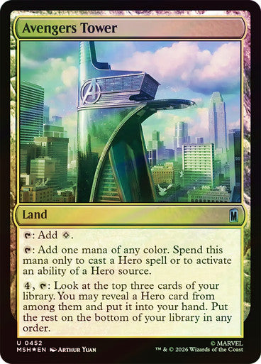 Avengers Tower Surge Foil