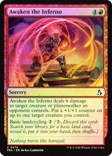 Awaken the Inferno Foil