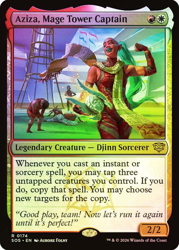 Aziza, Mage Tower Captain Foil