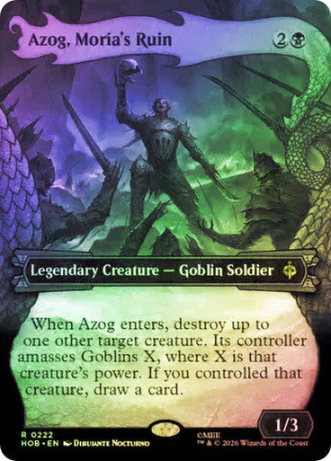 Azog, Moria's Ruin (Borderless) Foil