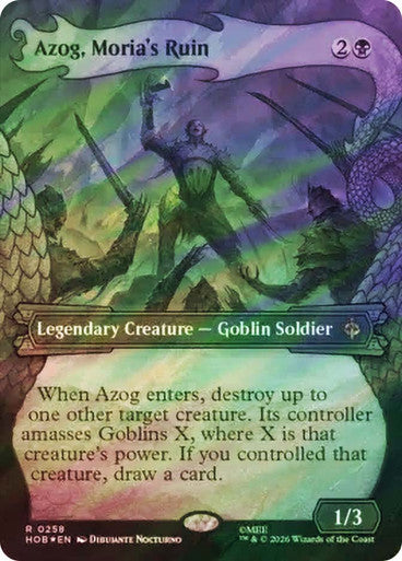 Azog, Moria's Ruin (Showcase) Surge Foil