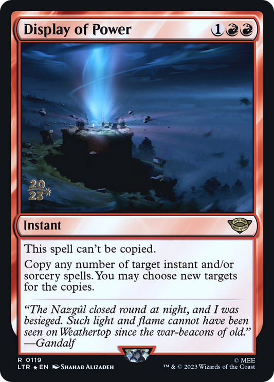 Display of Power Foil