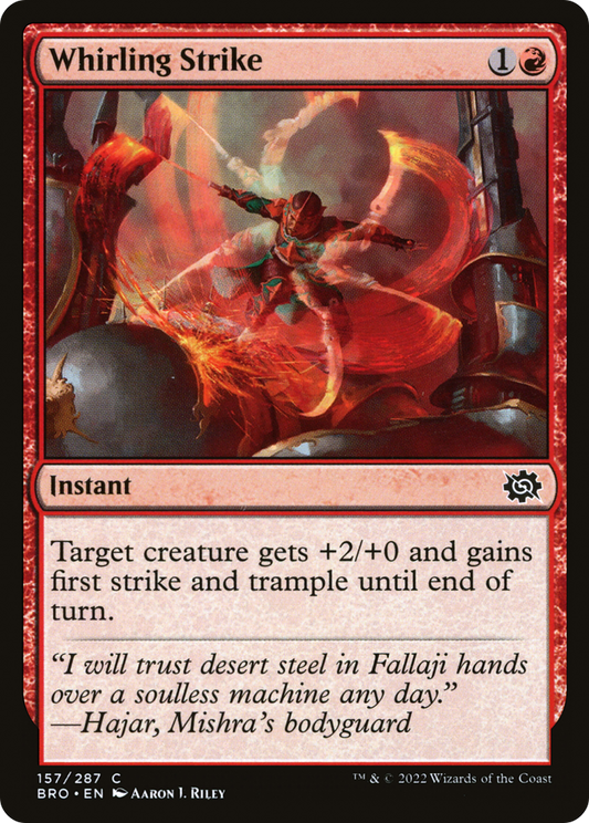 Whirling Strike Foil