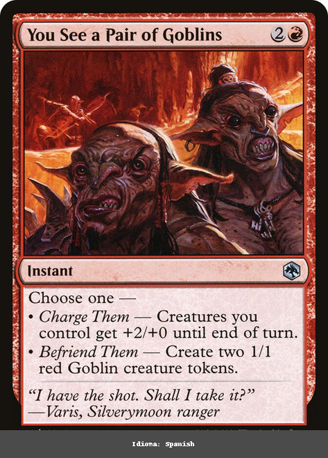 You See a Pair of Goblins - Spanish - Spanish