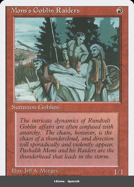 Mons's Goblin Raiders - Regular - Spanish