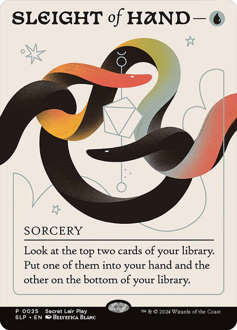 Sleight of Hand - (Secret Lair Play) (Borderless) - Foil