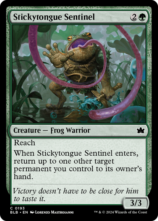 Stickytongue Sentinel Foil