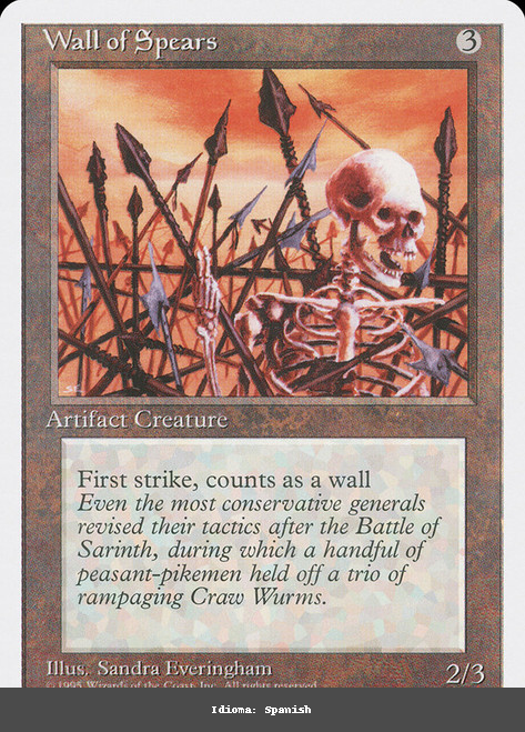 Wall of Spears - Regular - Spanish