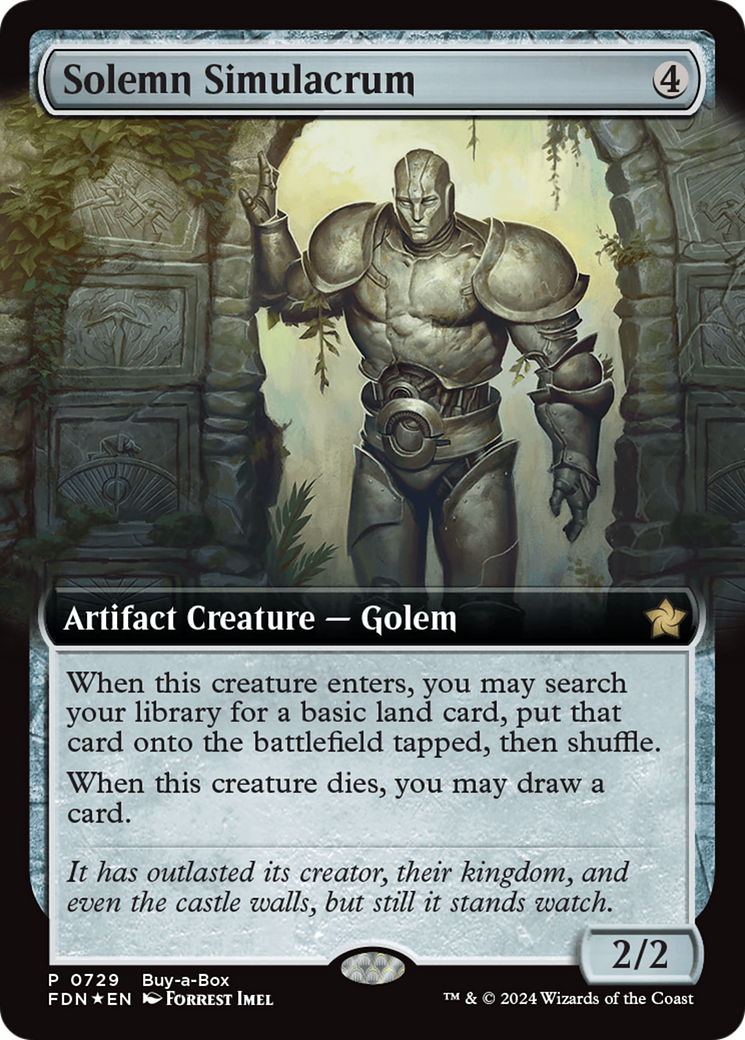 Solemn Simulacrum Foil