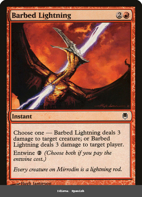 Barbed Lightning - Spanish