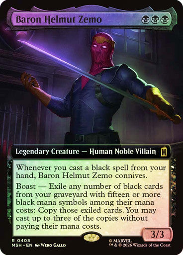 Baron Helmut Zemo (Extended Art) Foil
