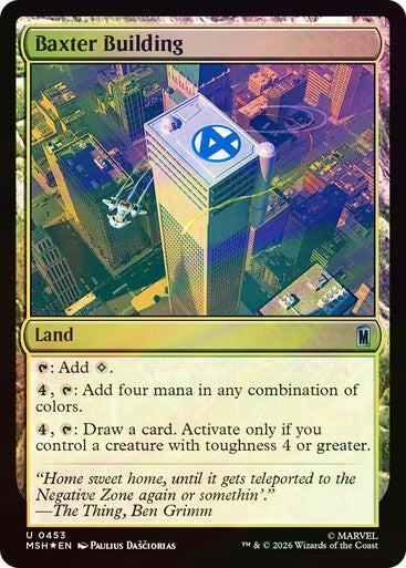 Baxter Building Surge Foil