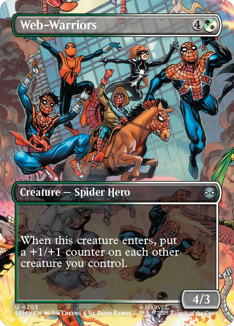 Web-Warriors (Borderless) Foil