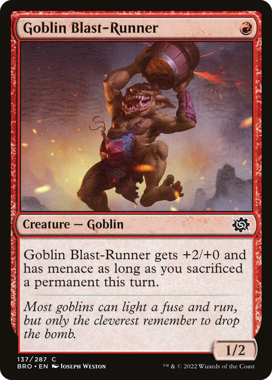 Goblin Blast-Runner Foil