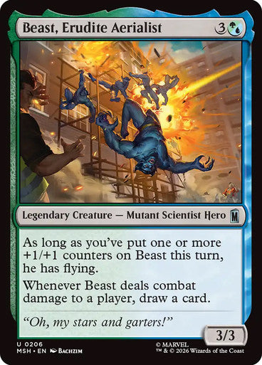 Beast, Erudite Aerialist
