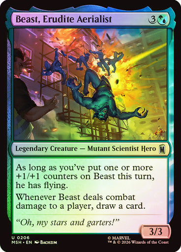 Beast, Erudite Aerialist Foil