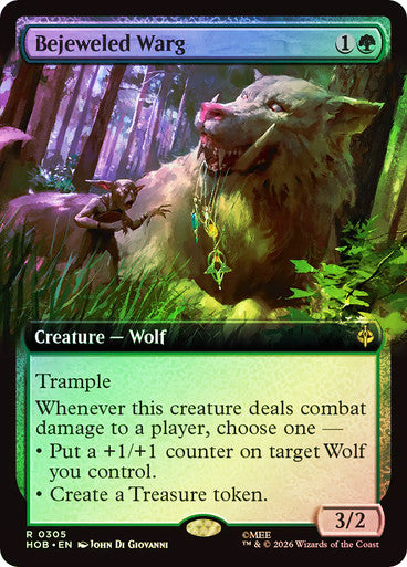 Bejeweled Warg (Extended Art) Foil